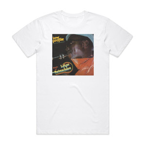 Lekan Animashaun Mr Bigmouth Low Profile Album Cover T-Shirt White Lekan Animashaun Mr Bigmouth Low Profile Album Cover T-Shirt White