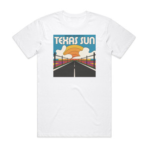 Leon Bridges Texas Sun Album Cover T-Shirt White Leon Bridges Texas Sun Album Cover T-Shirt White