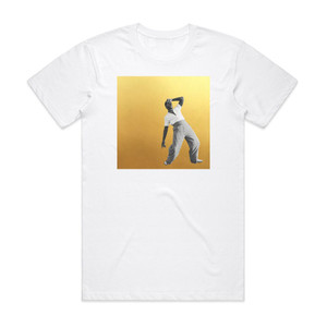 Leon Bridges Gold Diggers Sound Album Cover T-Shirt White Leon Bridges Gold Diggers Sound Album Cover T-Shirt White