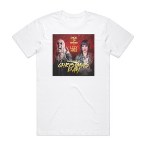 Lzzy Hale The Magic Of Christmas Day Album Cover T-Shirt White Lzzy Hale The Magic Of Christmas Day Album Cover T-Shirt White