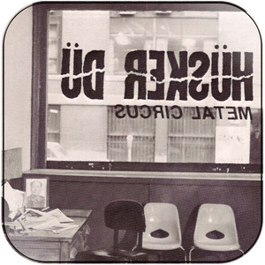 Husker Du Metal Circus Album Cover Sticker Husker Du Metal Circus Album Cover Sticker
