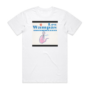 Les Wampas Cest Lamour Album Cover T-Shirt White Les Wampas Cest Lamour Album Cover T-Shirt White