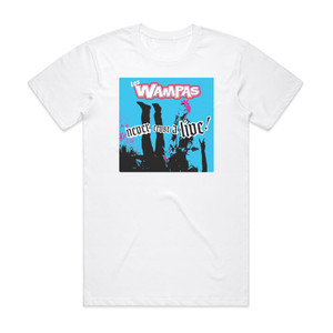 Les Wampas Never Trust A Live Album Cover T-Shirt White