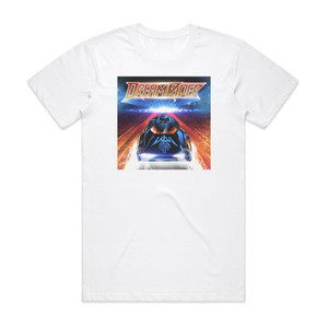 Lazerhawk Dreamrider Album Cover T-Shirt White Lazerhawk Dreamrider Album Cover T-Shirt White