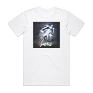 Lazerhawk Visitors Album Cover T-Shirt White Lazerhawk Visitors Album Cover T-Shirt White