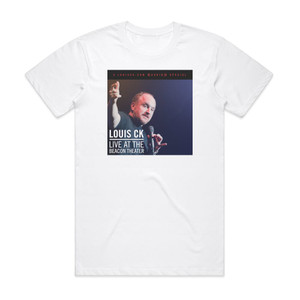 Louis CK Live At The Beacon Theater Album Cover T-Shirt White Louis CK Live At The Beacon Theater Album Cover T-Shirt White