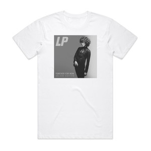 LP Forever For Now 1 Album Cover T-Shirt White LP Forever For Now 1 Album Cover T-Shirt White