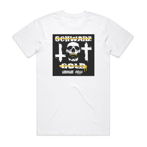 Lord of the Lost Schwarz Tot Gold Album Cover T-Shirt White Lord of the Lost Schwarz Tot Gold Album Cover T-Shirt White