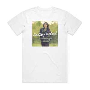 Lindsay McCaul If It Leads Me Back Album Cover T-Shirt White Lindsay McCaul If It Leads Me Back Album Cover T-Shirt White