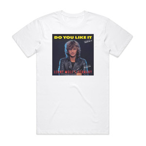 Lenny Wolf Lenny Wolfs Germany Album Cover T-Shirt White Lenny Wolf Lenny Wolfs Germany Album Cover T-Shirt White