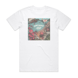 Lonely Avenue Attack On Robot Pirate Island Album Cover T-Shirt White Lonely Avenue Attack On Robot Pirate Island Album Cover T-Shirt White