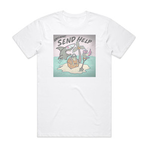 Lonely Avenue Send Help Album Cover T-Shirt White Lonely Avenue Send Help Album Cover T-Shirt White