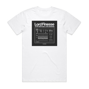 Lord Finesse The Sp1200 Project Album Cover T-Shirt White Lord Finesse The Sp1200 Project Album Cover T-Shirt White