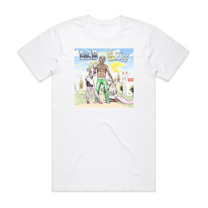 Lil B 6 Kiss Album Cover T-Shirt White Lil B 6 Kiss Album Cover T-Shirt White