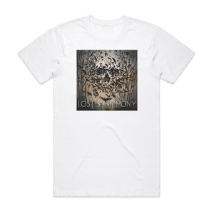 Lost Symphony A Murder Of Crows Album Cover T-Shirt White Lost Symphony A Murder Of Crows Album Cover T-Shirt White