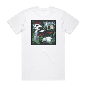 Laura Veirs July Flame Album Cover T-Shirt White