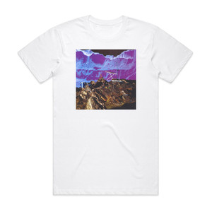 Late of the Pier Fantasy Black Channel Album Cover T-Shirt White