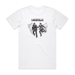 Locnville Running To Midnight Album Cover T-Shirt White Locnville Running To Midnight Album Cover T-Shirt White