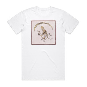 Longwave Theres A Fire Album Cover T-Shirt White Longwave Theres A Fire Album Cover T-Shirt White