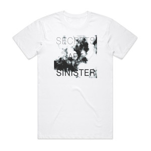 Longwave Secrets Are Sinister Album Cover T-Shirt White Longwave Secrets Are Sinister Album Cover T-Shirt White