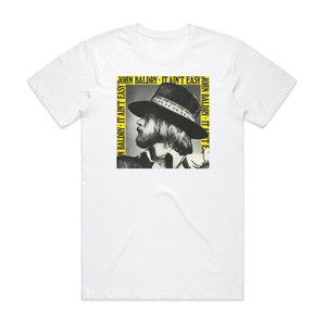 Long John Baldry It Aint Easy Album Cover T-Shirt White Long John Baldry It Aint Easy Album Cover T-Shirt White