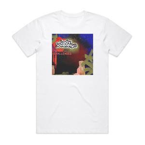 Lady Sovereign Vertically Challenged Album Cover T-Shirt White Lady Sovereign Vertically Challenged Album Cover T-Shirt White