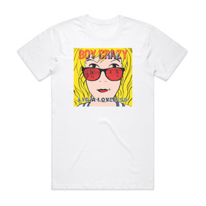 Lydia Loveless Boy Crazy Album Cover T-Shirt White Lydia Loveless Boy Crazy Album Cover T-Shirt White