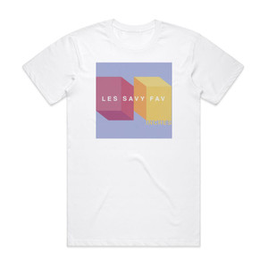 Les Savy Fav Inches Album Cover T-Shirt White Les Savy Fav Inches Album Cover T-Shirt White
