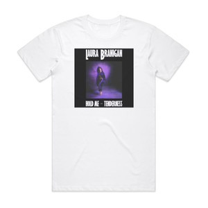 Laura Branigan Hold Me 1 Album Cover T-Shirt White Laura Branigan Hold Me 1 Album Cover T-Shirt White