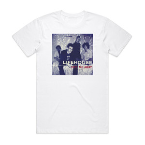 Lifehouse Take Me Away Album Cover T-Shirt White Lifehouse Take Me Away Album Cover T-Shirt White