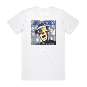 La Polla Records Bajo Presin Album Cover T-Shirt White La Polla Records Bajo Presin Album Cover T-Shirt White