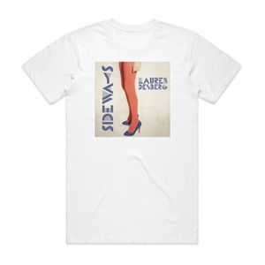 Lauren Desberg Sideways 1 Album Cover T-Shirt White Lauren Desberg Sideways 1 Album Cover T-Shirt White