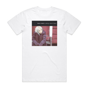 Lene Marlin Sitting Down Here Album Cover T-Shirt White Lene Marlin Sitting Down Here Album Cover T-Shirt White