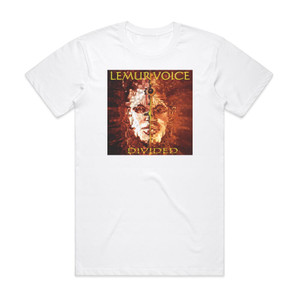 Lemur Voice Divided Album Cover T-Shirt White Lemur Voice Divided Album Cover T-Shirt White