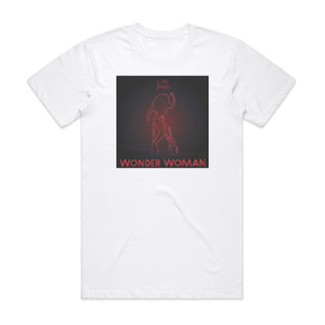 Lion Babe Wonder Woman Album Cover T-Shirt White Lion Babe Wonder Woman Album Cover T-Shirt White
