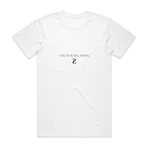 Lucas King Lucas King Music 2 Album Cover T-Shirt White Lucas King Lucas King Music 2 Album Cover T-Shirt White