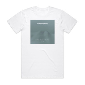 Ludovico Einaudi Seven Days Walking Day 6 Album Cover T-Shirt White Ludovico Einaudi Seven Days Walking Day 6 Album Cover T-Shirt White