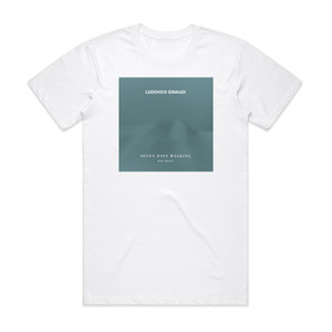Ludovico Einaudi Seven Days Walking Day 7 Album Cover T-Shirt White Ludovico Einaudi Seven Days Walking Day 7 Album Cover T-Shirt White