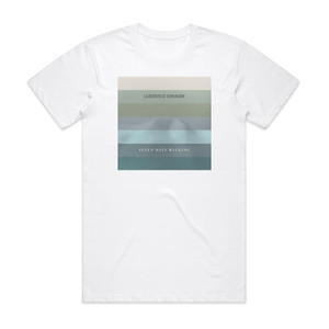 Ludovico Einaudi Seven Days Walking Album Cover T-Shirt White Ludovico Einaudi Seven Days Walking Album Cover T-Shirt White