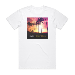 Lovex California Album Cover T-Shirt White Lovex California Album Cover T-Shirt White