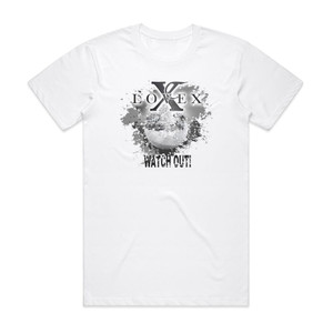 Lovex Watch Out 1 Album Cover T-Shirt White