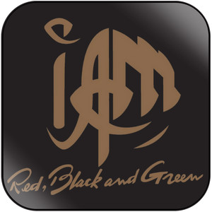 IAM Red Black And Green Album Cover Sticker IAM Red Black And Green Album Cover Sticker