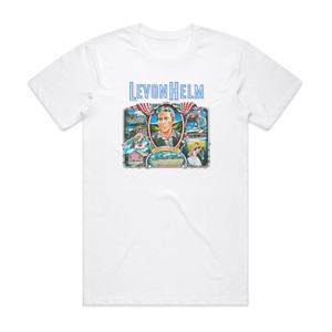 Levon Helm American Son Album Cover T-Shirt White Levon Helm American Son Album Cover T-Shirt White