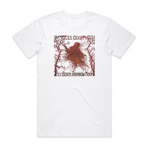 Les Lekin All Black Rainbow Moon Album Cover T-Shirt White Les Lekin All Black Rainbow Moon Album Cover T-Shirt White