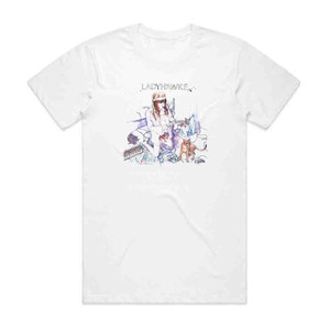 Ladyhawke Ladyhawke Album Cover T-Shirt White Ladyhawke Ladyhawke Album Cover T-Shirt White