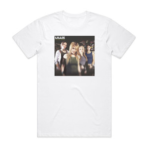 Lillix Falling Uphill Album Cover T-Shirt White
