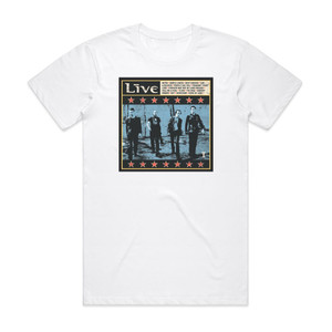 Live Ecstatic Fanatic Album Cover T-Shirt White Live Ecstatic Fanatic Album Cover T-Shirt White