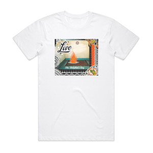 Live The Dolphins Cry Album Cover T-Shirt White Live The Dolphins Cry Album Cover T-Shirt White