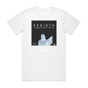 LYKOS R E B I R T H Album Cover T-Shirt White LYKOS R E B I R T H Album Cover T-Shirt White