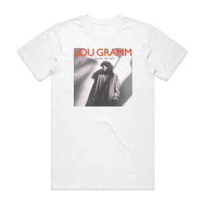 Lou Gramm Ready Or Not Album Cover T-Shirt White Lou Gramm Ready Or Not Album Cover T-Shirt White